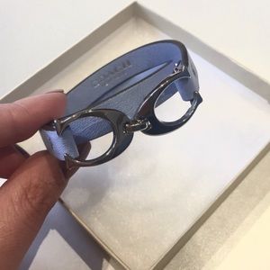 COACH Baby Blue Wrap Around Bracelet